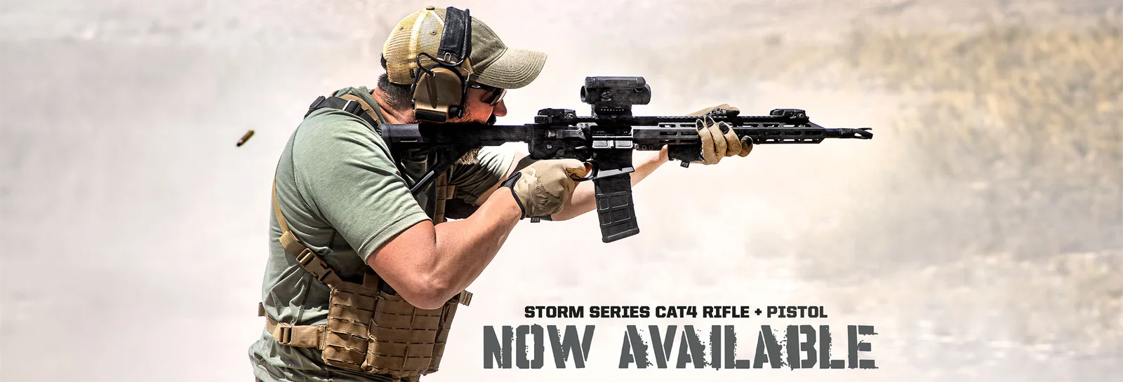 US Palm Storm CAT4 pistol configuration with 11.5-inch barrel and Magpul BTR brace
