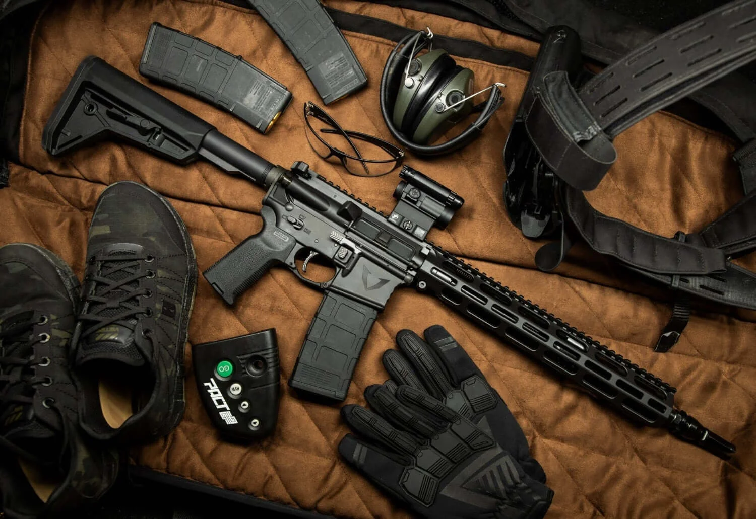 VKTR VK1 receiver showing the ambi paddle and billet stainless controls