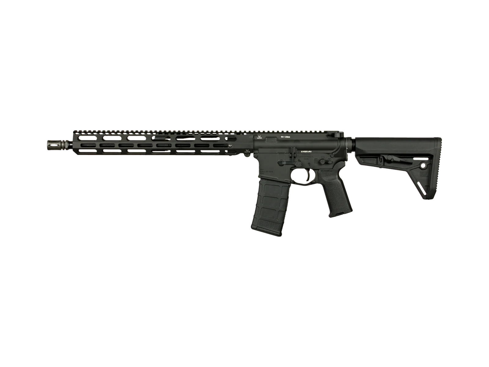 VKTR VK1 piston-driven AR-15 rifle in Armor Black