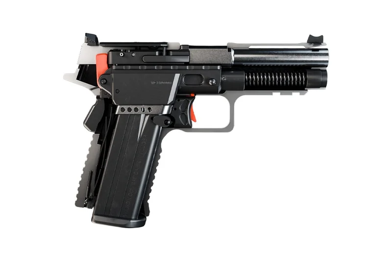 Wilson Combat BULWARK cutaway showing internal hammer mechanism and 1911-style trigger assembly