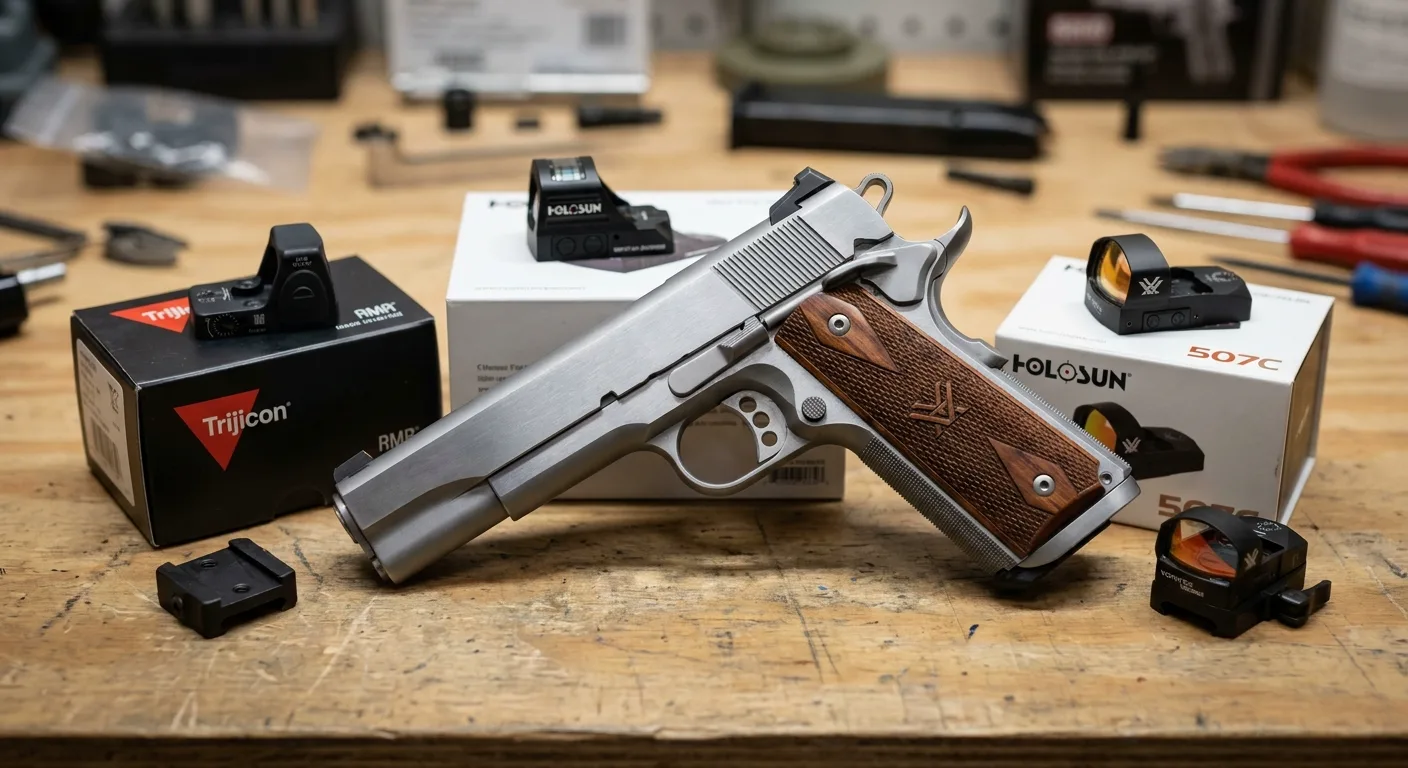 Best 1911 Optic Mounts 2026: Dovetails, Plates & Milling Ranked
