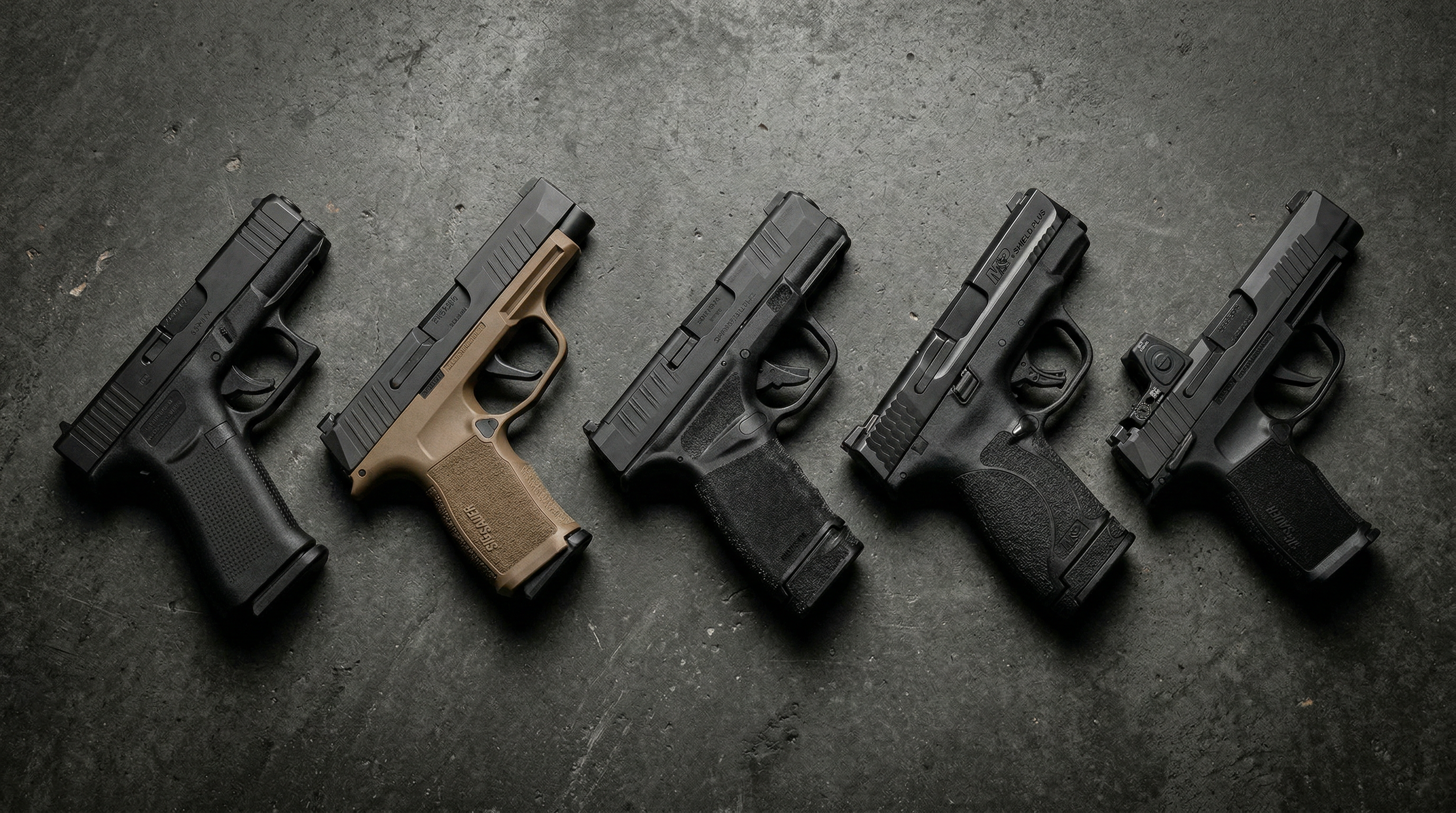Best Subcompact 9mm Pistols 2026: Top 8 Micro-Compact Carry Guns Ranked (P365 XL, Shield Plus, 43X MOS, Hellcat)