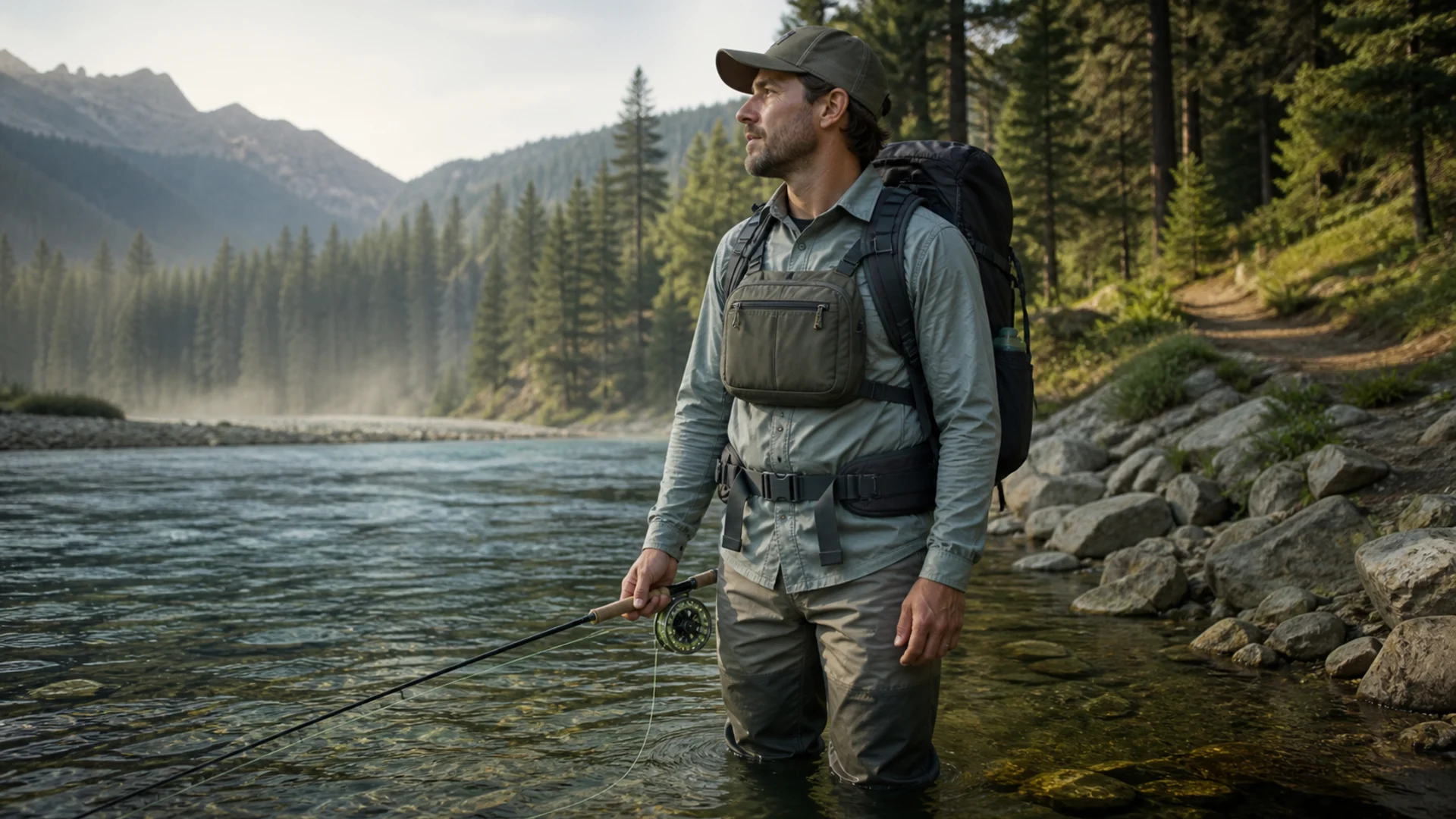 Concealed Carry for Hiking and Fishing: Chest Pack Setup