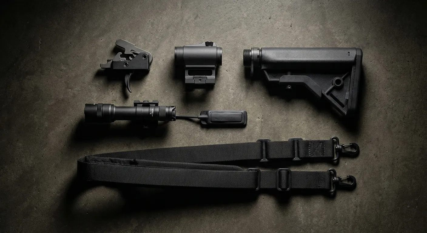 Best AR-15 Upgrades 2026: First $500 Priority List (Trigger, Optic, Light, Stock)