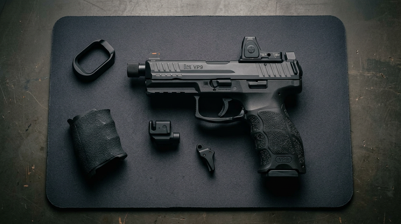 Best HK VP9 Upgrades 2026: Triggers, Optics, Sights & Accessories Ranked (VP9A1, VP9 OR, Match OR)