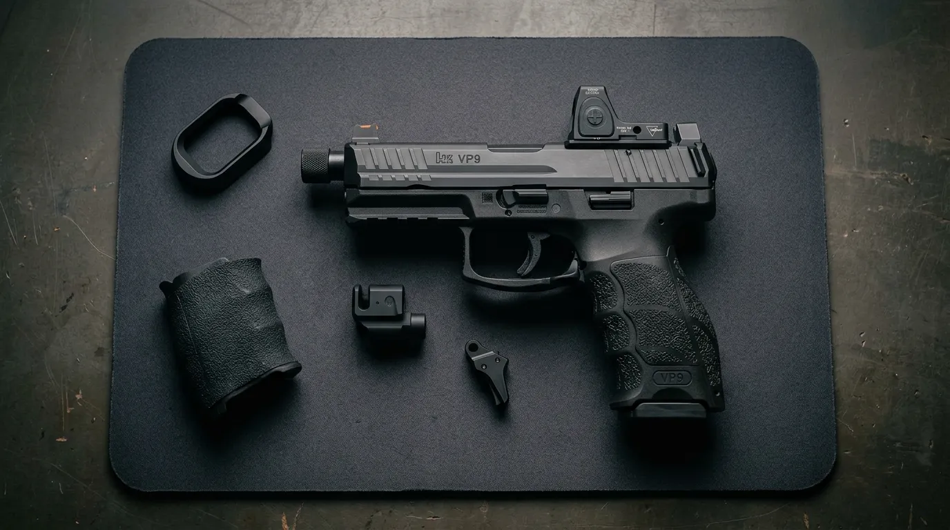 Best HK VP9 Upgrades 2026: Triggers, Optics, Sights & Accessories Ranked (VP9A1, VP9 OR, Match OR)