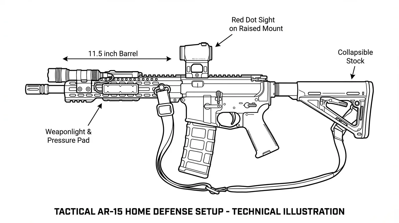 Home Defense / CQB AR-15 configuration