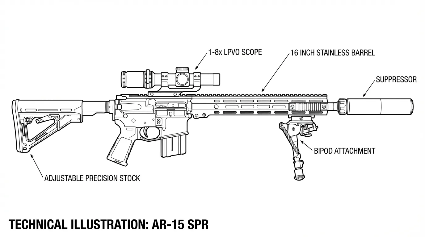 Recce / SPR AR-15 configuration