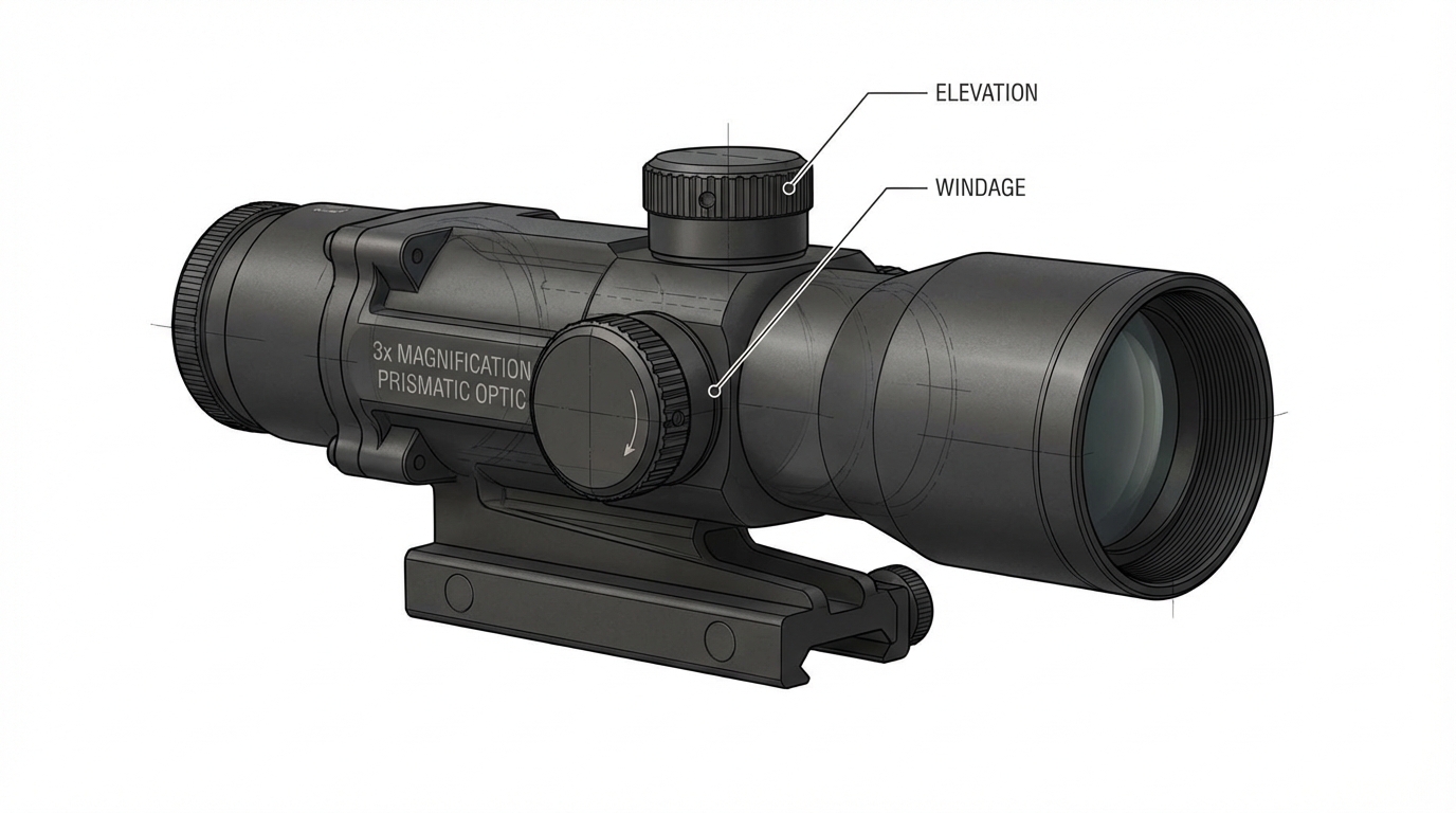 Fixed Power Prism (3x / 5x) optic