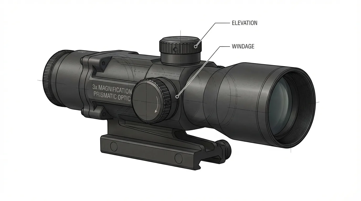 Fixed Power Prism (3x / 5x) optic