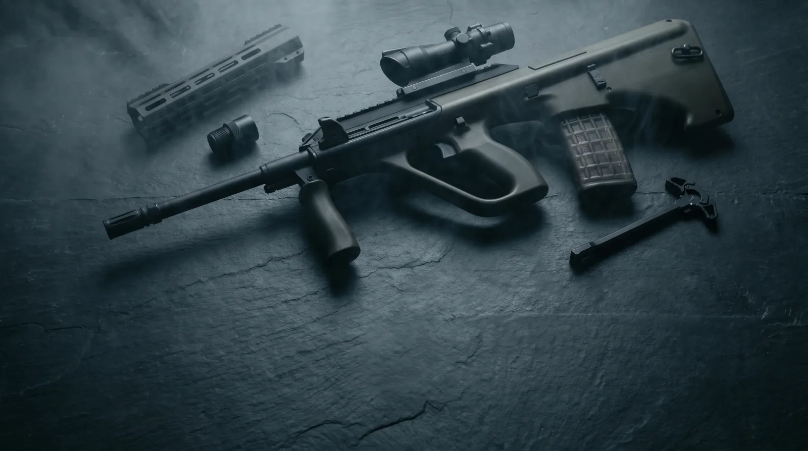 Steyr AUG Accessories: Best Rails, Triggers & Mags Ranked