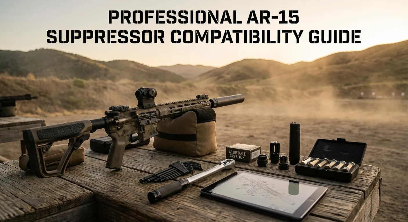 AR-15 Suppressor Setup 2026: Complete Compatibility & Tuning Guide
