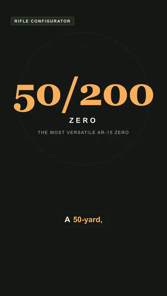 What a 50/200 zero means